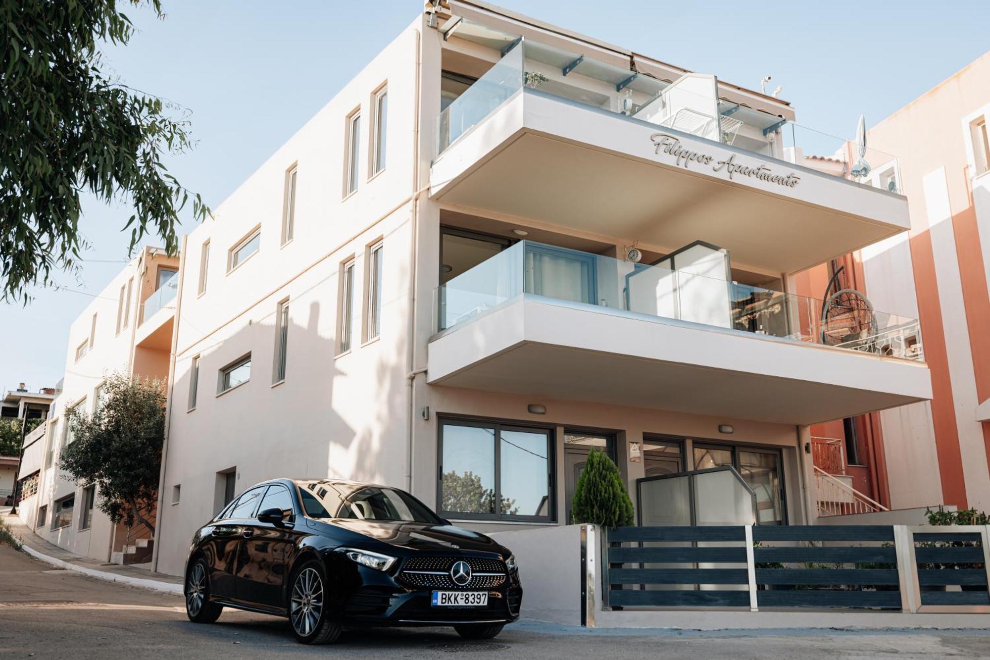Filippos Apartments Amarynthos Ngoại thất bức ảnh